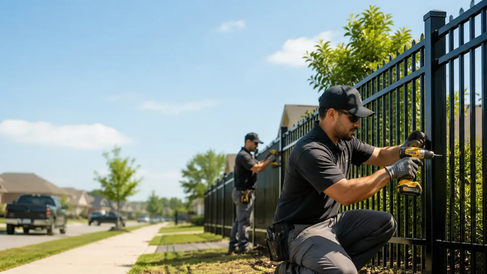 Metal Fence Installation in Evansville, IN